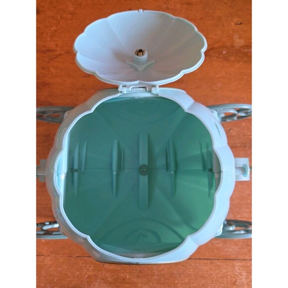 Disney Parks Cinderella's Carriage Popcorn Bucket Disney Souvenir Teal Green - Picture 7 of 7